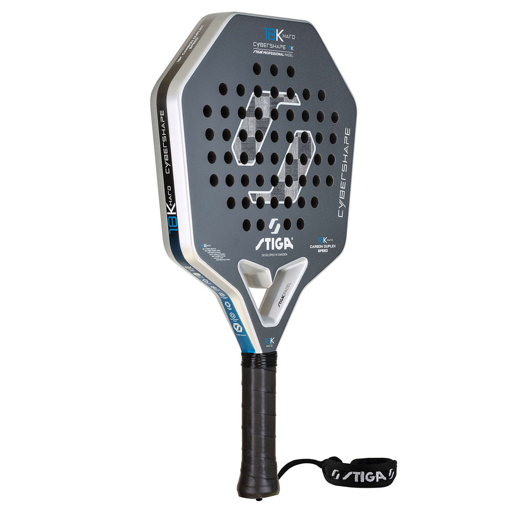 Stiga Padel Racket 18K Hard 2 Cybershape