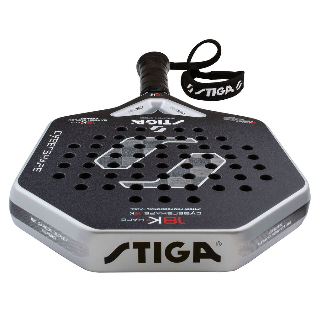 Stiga Padel Racket 18K X Hard Cybershape