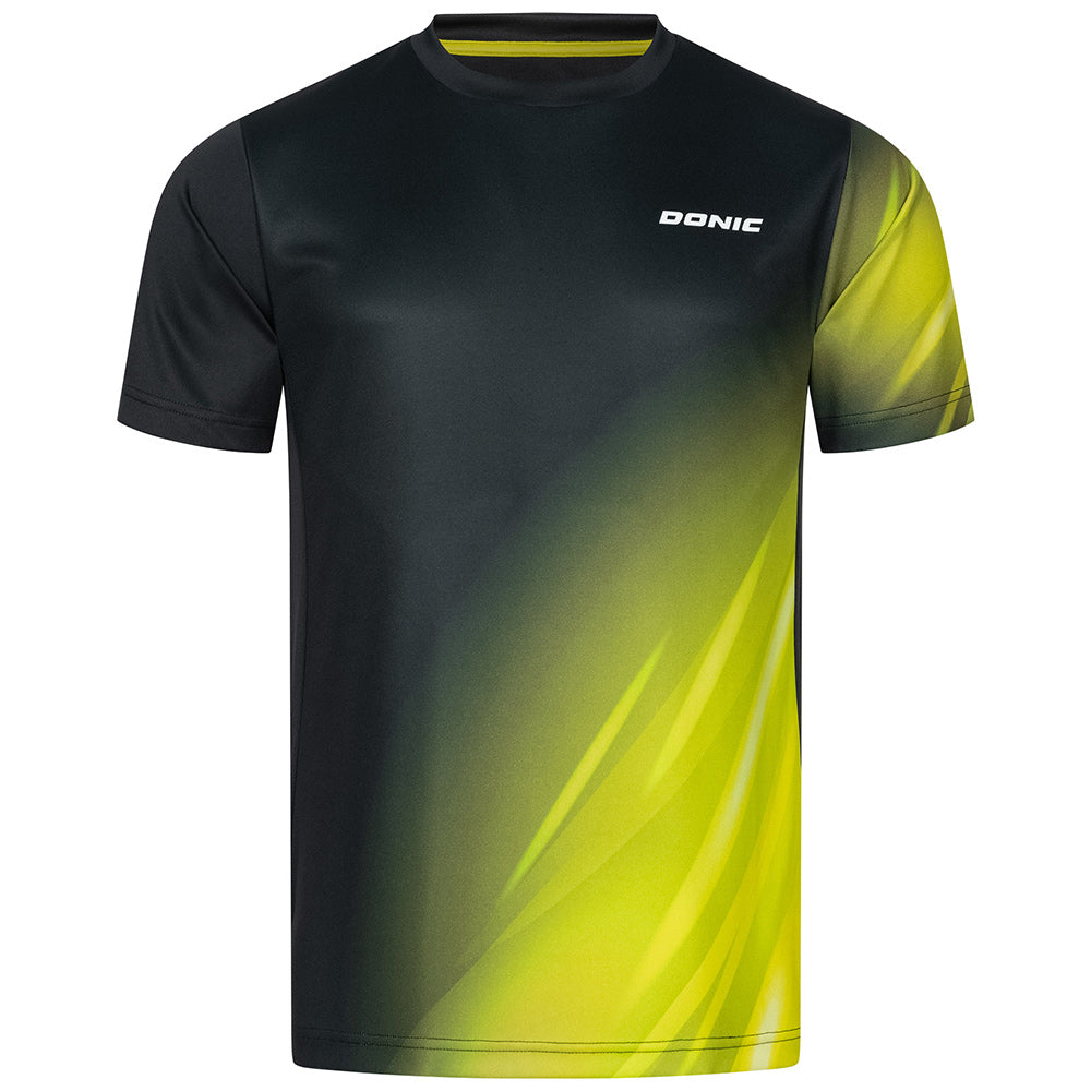 Donic T-Shirt Drop Black/Yellow
