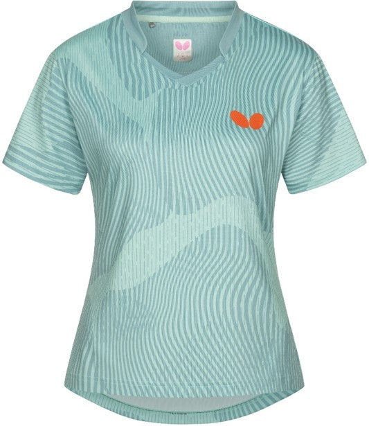 Butterfly Shirt Kariya Sky Grey Lady