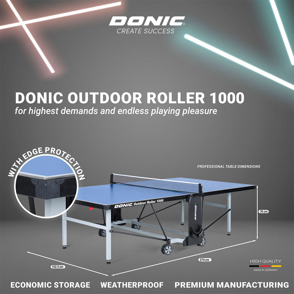 Donic Table Outdoor Roller 1000 Blue