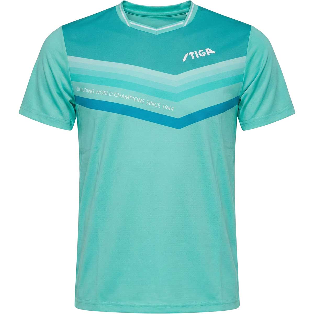 Stiga Shirt Cayenne Green/Turquoise