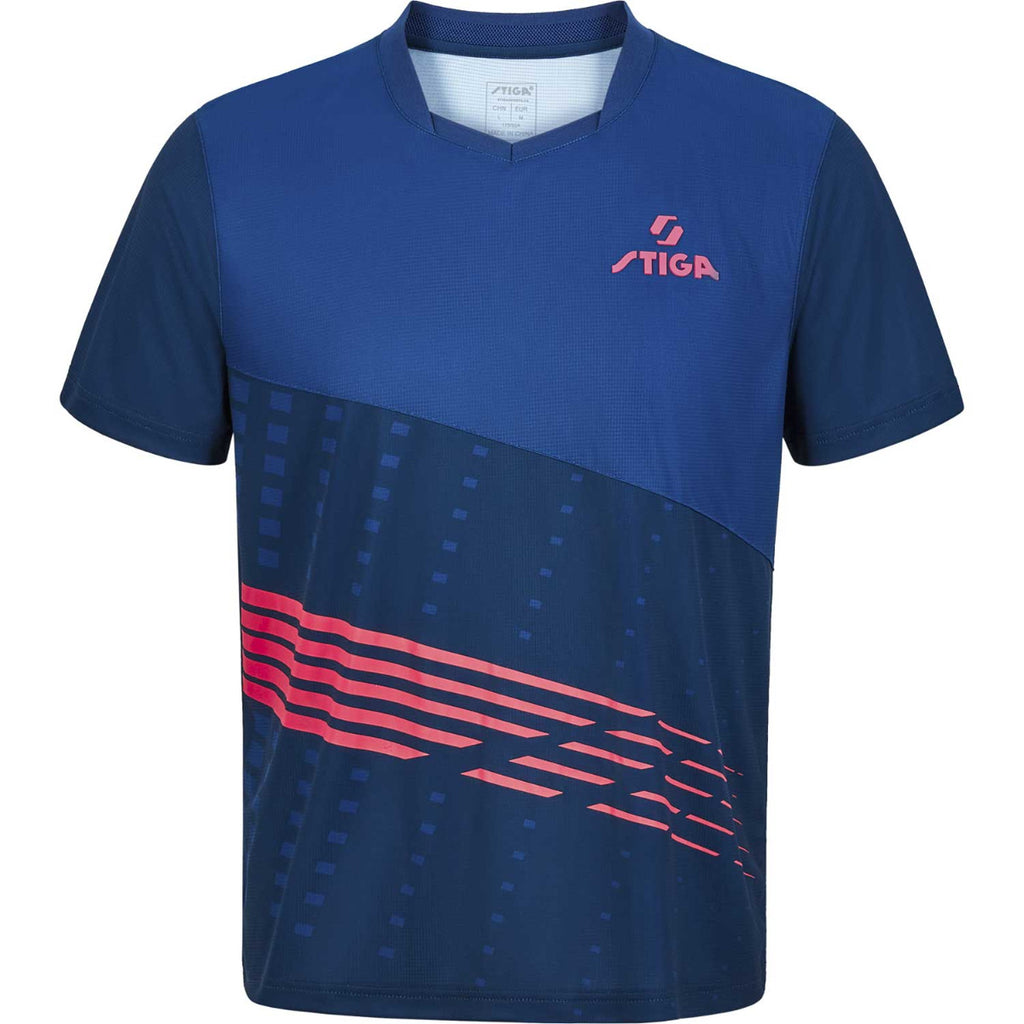 Stiga Shirt Neptune Dark Blue/Pink