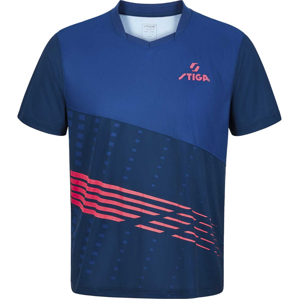 Stiga Shirt Neptune Dark Blue/Pink