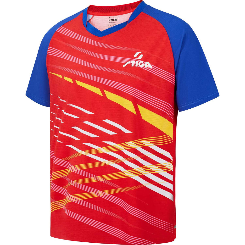 Stiga Shirt Pluton Red/Blue